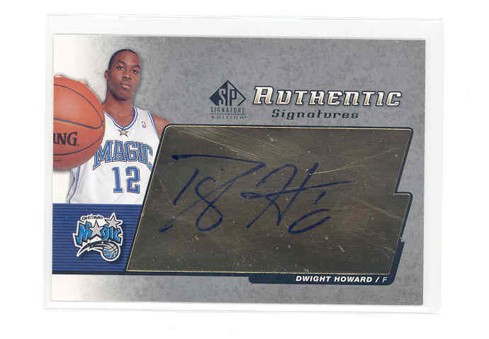 2004-05 SP Signature Edition Signatures #DH Dwight Howard