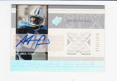 2005 SPx #194B Adam Jones JSY AU RC