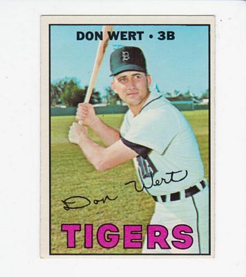 1967 Topps #511 Don Wert