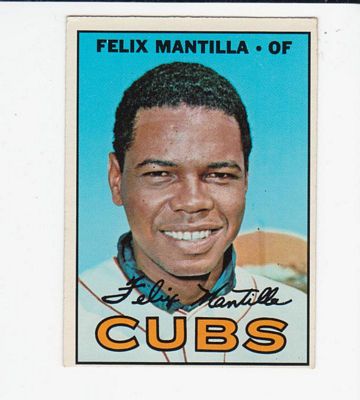 1967 Topps #524 Felix Mantilla