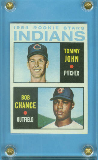 1964 Topps #146 Rookie Stars/Tommy John RC/Bob Chance RC