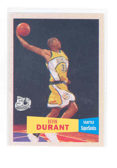 2007-08 Topps 1957-58 Variations #112 Kevin Durant