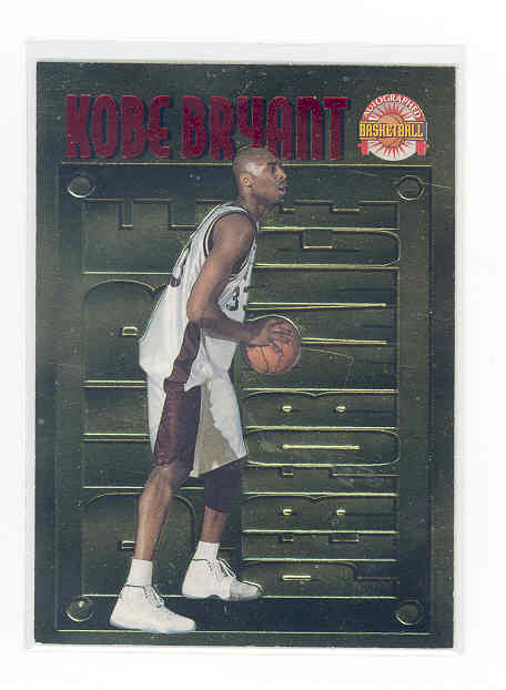 1996 Score Board Autographed BK Pure Performance Gold #PP14 Kobe Bryant