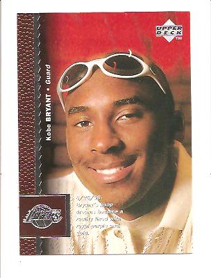 1996-97 Upper Deck #58 Kobe Bryant RC