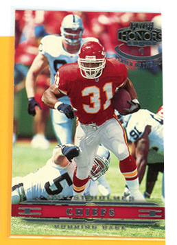 2002 Playoff Honors Player of the Week Panelist #12 Priest Holmes