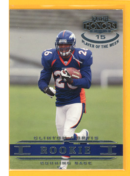 2002 Playoff Honors Player of the Week Panelist #15 Clinton Portis