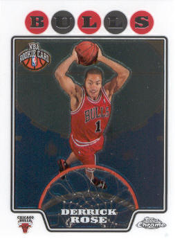 2008-09 Topps Chrome #181 Derrick Rose RC