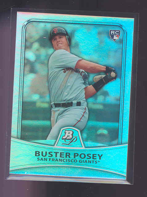 2010 Bowman Platinum Refractors #18 Buster Posey