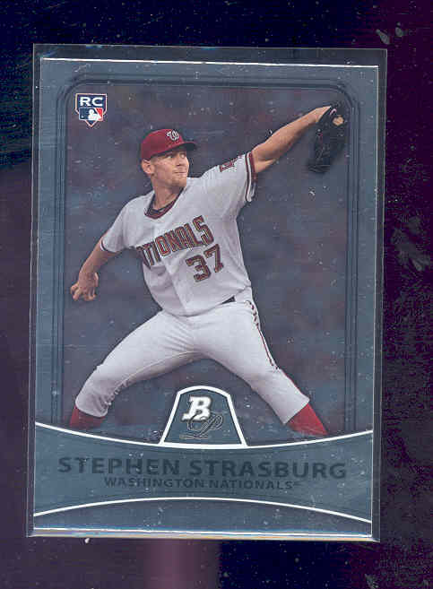 2010 Bowman Platinum #1 Stephen Strasburg RC