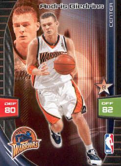 2009-10 Adrenalyn XL #33 Andris Biedrins