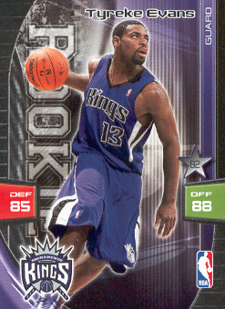 2009-10 Adrenalyn XL #88 Tyreke Evans RC