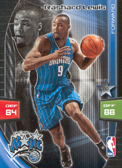 2009-10 Adrenalyn XL #174 Rashard Lewis