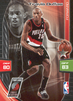 2009-10 Adrenalyn XL #216 Travis Outlaw