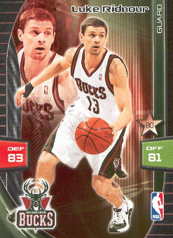 2009-10 Adrenalyn XL #240 Luke Ridnour