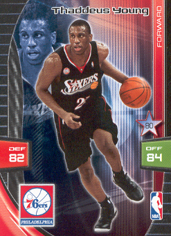 2009-10 Adrenalyn XL #299 Thaddeus Young
