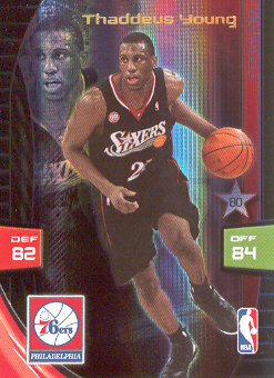 2009-10 Adrenalyn XL Special #60 Thaddeus Young