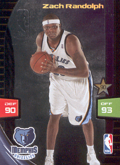 2009-10 Adrenalyn XL Extra #25 Zach Randolph