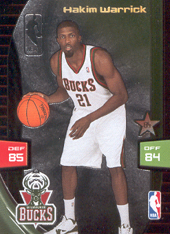 2009-10 Adrenalyn XL Extra #28 Hakim Warrick