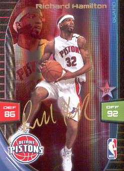 2009-10 Adrenalyn XL Extra Signature #10 Richard Hamilton