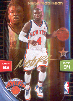 2009-10 Adrenalyn XL Extra Signature #24 Nate Robinson