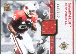 2001 Crown Royale Game Worn Jerseys #1, Thomas Jones /277