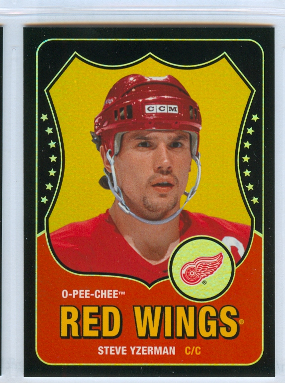2010-11 O-Pee-Chee Retro Black Rainbow #595 Steve Yzerman L