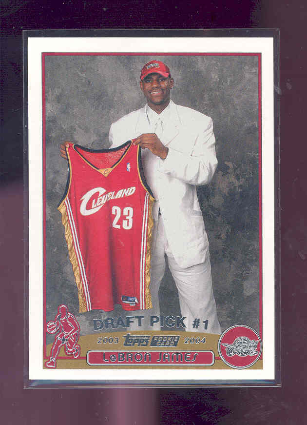2003-04 Topps #221 LeBron James rc Rookie NM-MT (01)
