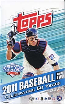 3 BOX LOT : 2011 Topps Series 2 ( Two ) Baseball Factory Sealed HOBBY Box - 1 Autograph Or Relic Card Per Box & Possible Cut Signatures & HOBBY Exclusive PRIME 9 Cards - WEEKEND SPECIAL - In Stock  