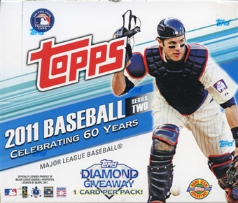 2011 Topps Series 2 Baseball Factory Sealed HTA JUMBO Box - 1 Autograph & 2 Relics Cards Per Box - Possible Cut Signature & Prime 9 Cards - WEEKLY SPECIAL - In Stock Now      