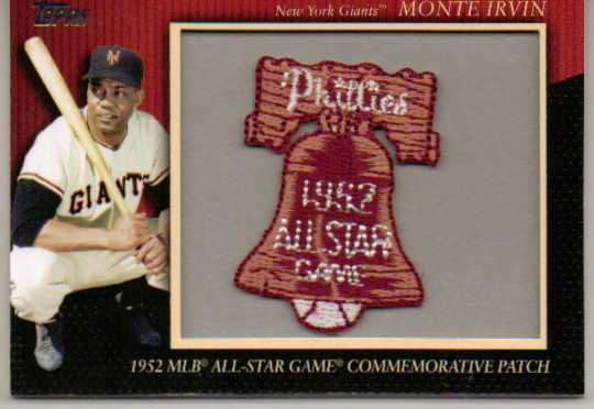 2010 Topps Commemorative Patch #MCP61 Monte Irvin