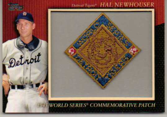 2010 Topps Commemorative Patch #MCP76 Hal Newhouser