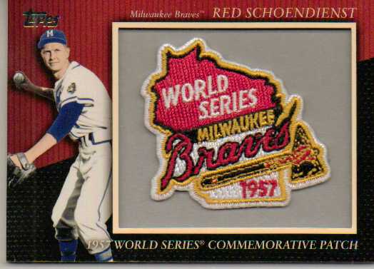 2010 Topps Commemorative Patch #MCP84 Red Schoendienst