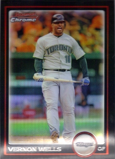 2010 Bowman Chrome Refractors #75 Vernon Wells