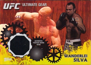 2010 Topps UFC Ultimate Gear Gold #UGWS Wanderlei Silva