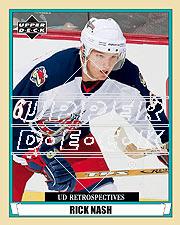 2002-03 UD Artistic Impressions Retrospectives #R92 Rick Nash
