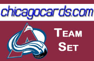 Colorado Avalanche 2010-11 Score 18-card Team Set with Rookies