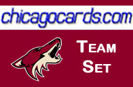 Phoenix Coyotes 2010-11 Score 17-card Team Set