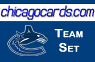 Vancouver Canucks 2010-11 Score 19-card Team Set with Rookies