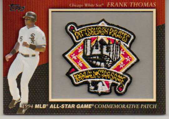 2010 Topps Commemorative Patch #MCP33 Frank Thomas