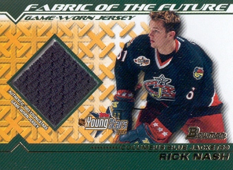 2002-03 Bowman YoungStars Jerseys #RN Rick Nash