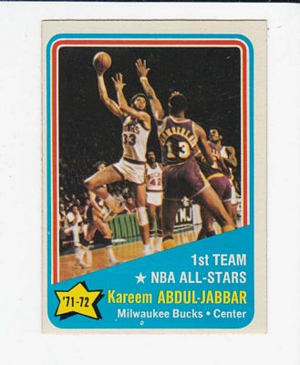 1972-73 Topps #163 Kareem Abdul-Jabbar AS
