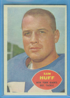 1960 Topps #80 Sam Huff