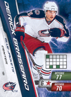 2010-11 Adrenalyn XL #166 Derick Brassard