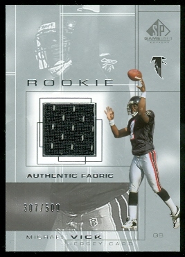 2001 SP Game Used Edition #91 Michael Vick JSY RC