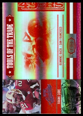 2007 Absolute Memorabilia Tools of the Trade Red Spectrum #63 Frank Gore