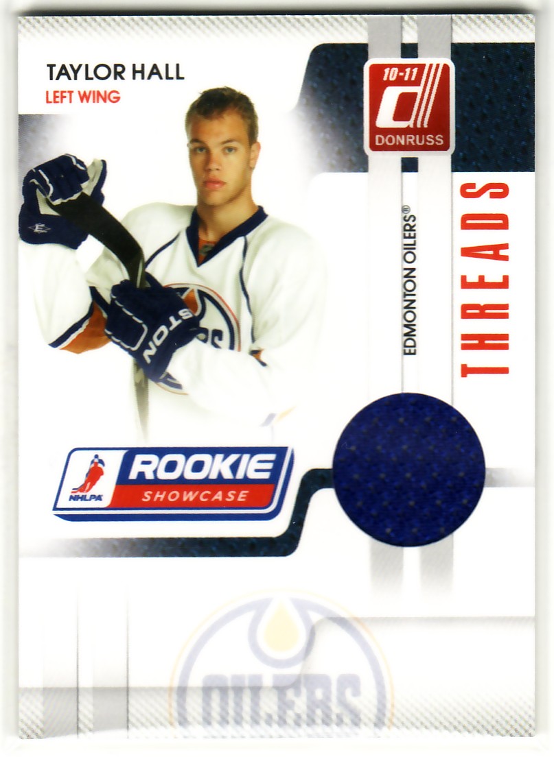2010-11 Donruss Rookie Showcase Threads #TH Taylor Hall