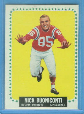 1964 Topps #3 Nick Buoniconti