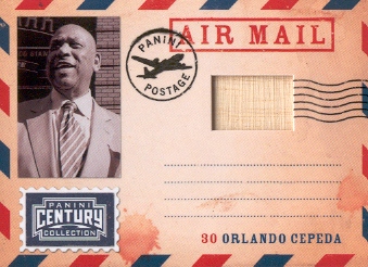 2010 Panini Century Air Mail Bats #11 Orlando Cepeda/250