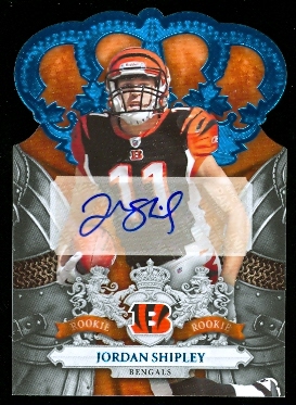 2010 Crown Royale Autographs Blue #221 Jordan Shipley/50