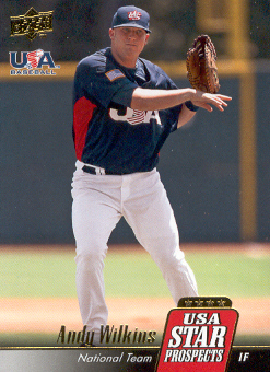 2009 Upper Deck Signature Stars USA Star Prospects #USA39 Andy Wilkins